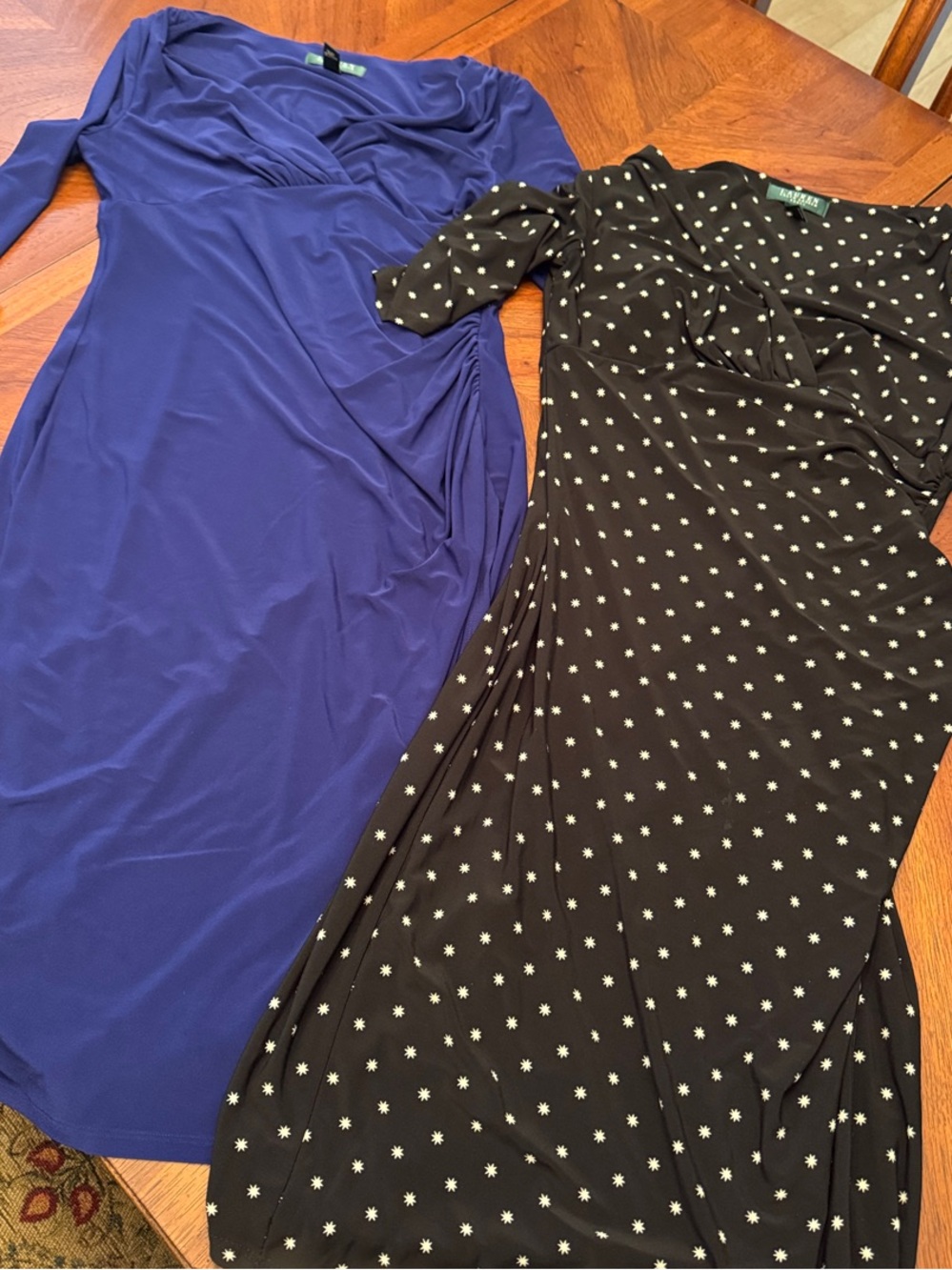 Bundle 2 Lauren Ralph Lauren Faux-Wrap Jersey Dresses